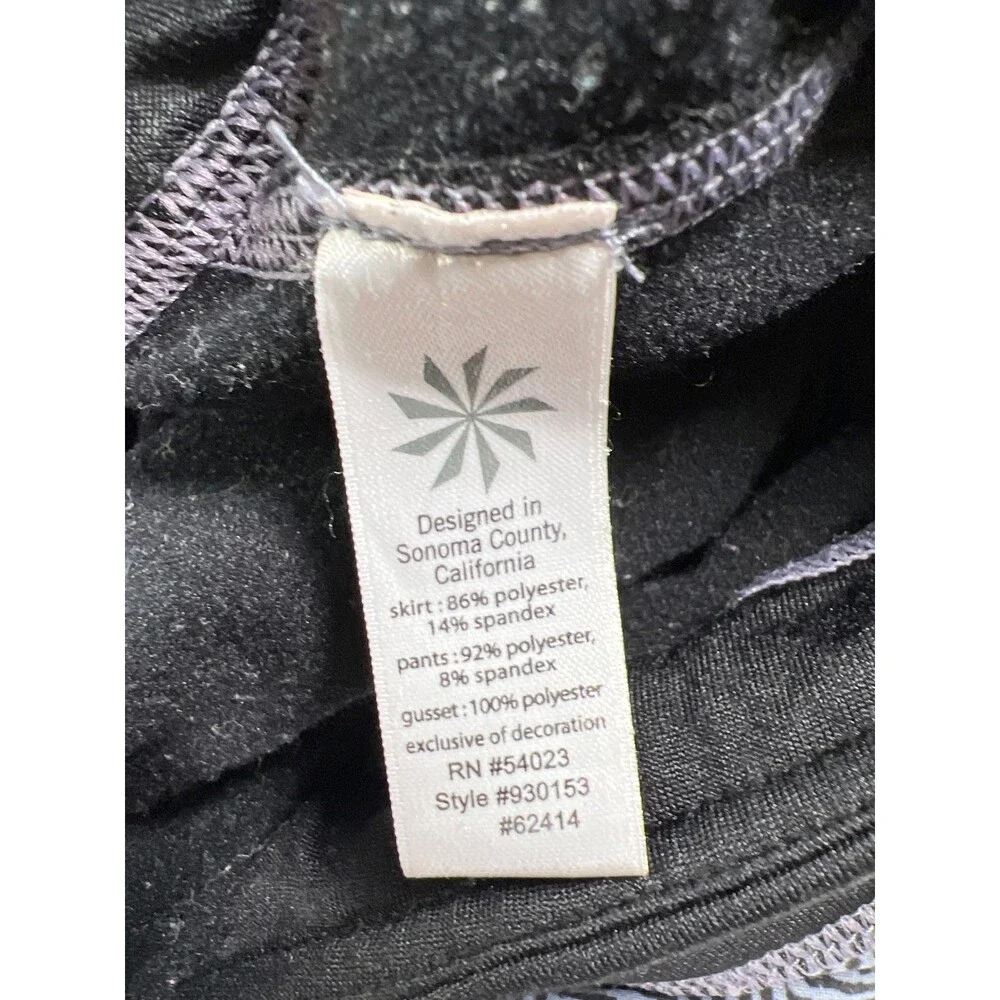 Athleta Women's Black/Gray Skirted Ankle Athletic Leggings - M - Picture 4 of 4